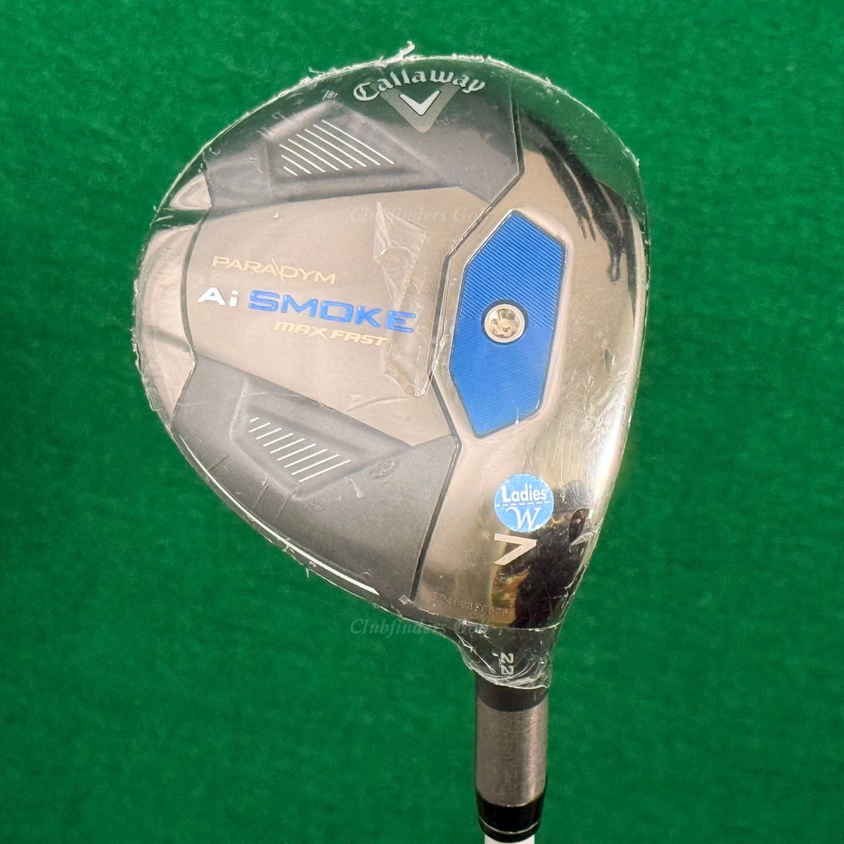 NEW Lady Callaway Paradym Ai Smoke Max Fast 22° Fairway 7 Wood 