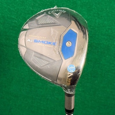 希少品 callaway 美品 52/56 NEW Lady Callaway Paradym Ai Smoke Max Fast 22° Fairway 7 Wood