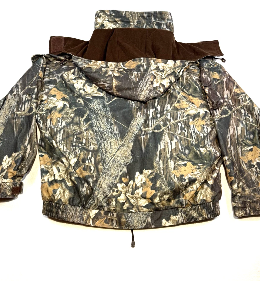 Gamehide Men’s XXL Style 707 Hush-Hide Camo Hooded Hunting Jacket Heavy Fleece - Image 4 of 4