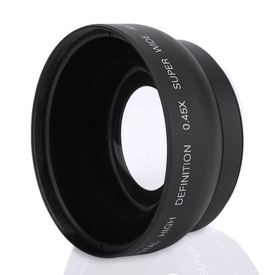 52mm 0.45X Wide Angle Conversion Macro Lens For Camera BAK