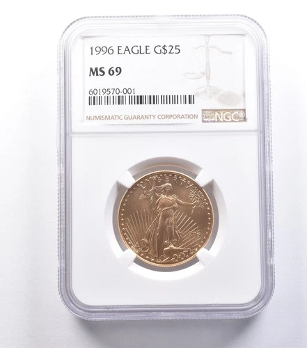 1996 American Gold Eagle 1/2 oz — photo from the most recent tracked eBay sale