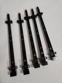 5 LEGO Pirate Ship Black Boat Mast 48002 2x2x20 48002a 4184 71042 7048 4195 6243