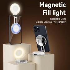 Mobile Phone Magnetic Beauty Fill Light Portable Rotating Stretch Pocket Light