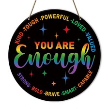 LGBT Equality Wall Decor Signs, Pride Rainbow Decorations for Home G