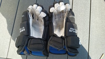 Eishockey-Handschuhe   Bauer Supreme Mach, Schwarz/Weiß, 14 Zoll