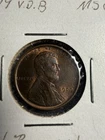 1909 Red-Brown Lincoln Wheat Copper Cent 1C PCGS MS 65 RB