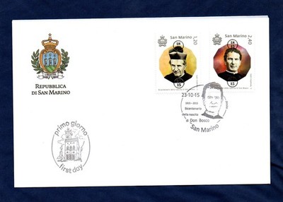 SAN MARINO 2015 SAN GIOVANNI BOSCO in F.D.C.