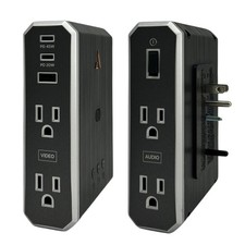 Austere VII Series, Wall Power 4 Outlet Surge Protector, 3500 Joules, Isolate...