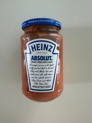 Absolut HEINZ Vodka Sauce - UK Collectible!!