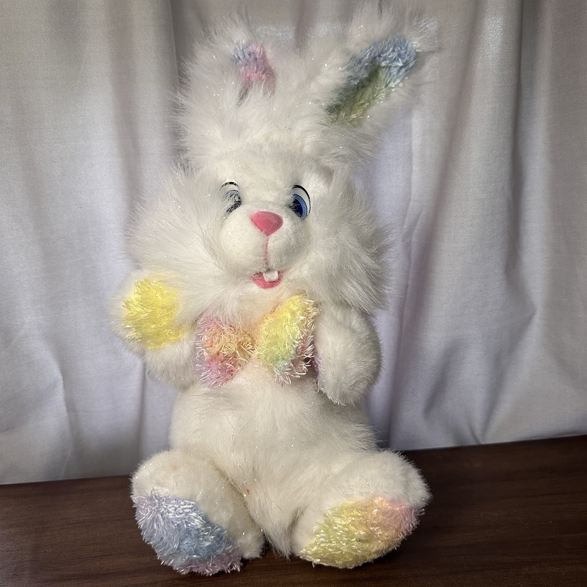 Dan Dee Adorable Singing Moving White Plush Easter Bunny Rabbit