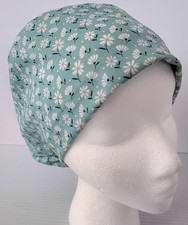 Floral Print Adjustable Medical Slim Lid Surgery Euro Scrub Cap Chef Dental Hat