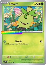 Smoliv 019/197 Obsidian Flames Reverse Holo Common