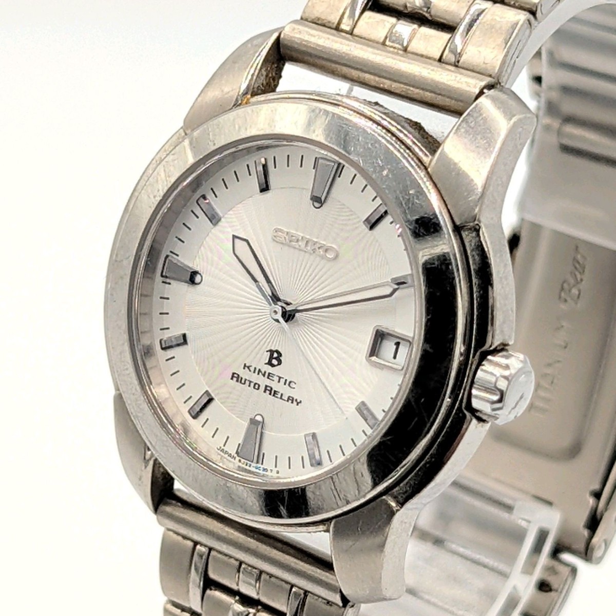 セイコー 5J22-0D40 SEIKO ブライツ KINETIC キネティック Seiko AUTO 