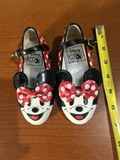 Vtg 90s Disney Kids Minnie Mouse Dress Shoes Girls Straps