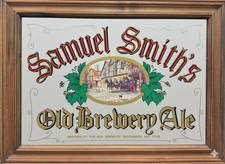 Sch&ouml;ner Werbespiegel - Samuel Smith's Old Brewery Ale - 50 X 38 CM