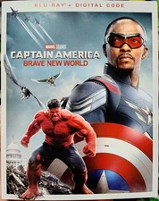 Captain America/Brave New World (Blu-ray +Digital Code, 2025) NEW W/SLIPCOVER