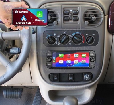 2+32G Radio de coche Android 14 para 2003-2005 Chrysler PT Cruiser Carplay GPS