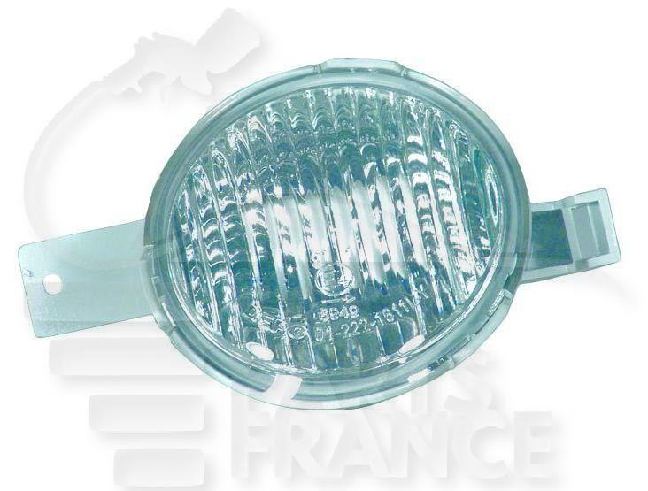 Phare avant gauche blanc pour voiture Daewoo Matiz 01/01-04/05