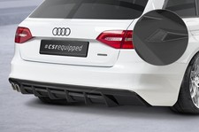 Heck Ansatz Einsatz Spoiler Tuning Diffusor für Audi A4 B8 (Typ 8K) HA418-L