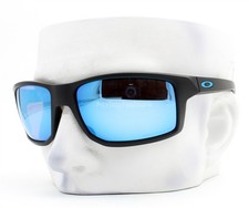 Oakley Gibston Sunglasses Matte Black Prizm Blue Polarized OO9449-1660 Pouch