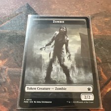 Zombie Token 010/ Zombie Token 011 Magic: Commander 2019 C19 MTG LP/MP