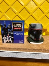 Star Wars Boba Fett Figural Mug 1997 Applause Collector Series Box W/COA-NIB