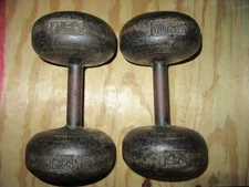 YORK 35 LB Set Bun Head Dumbbells