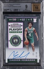 2019 CONTENDERS PLAYOFF TKT #126 CARSEN EDWARDS BGS 9