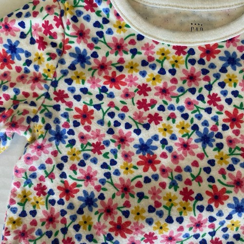 Baby Gap Romper Baby Girls 6-12m Floral Snap Closure - Picture 5 of 13