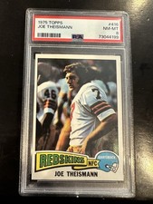 1975 Topps Joe Theismann #416 Rookie Card PSA 8 NM-MT Washington Redskins RC. rookie card picture