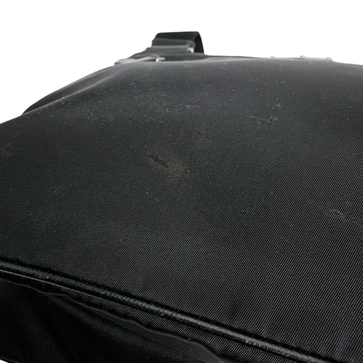 PRADA Triangular Logo Body Bag Diagonal Across 29… - image 10