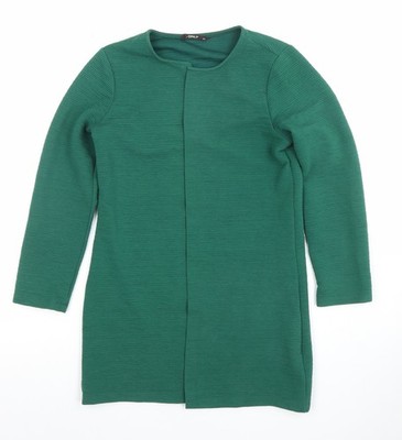 ONLY Damen Strickjacke grün XS Langarm offen