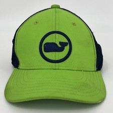 Vineyard Vines Youth Hat - SnapBack MeshBack Boys Lime Green Baseball Cap VGUC