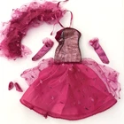 Vintage 1988 Barbie #1944 Private Collection Dress, Stole, Shoes