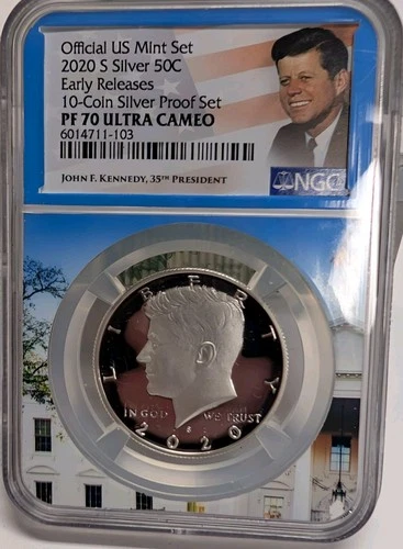 2020-S San Francisco Kennedy Silver Half Dollar Proof NGC PR70DCAM