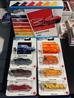 Hot Wheels Silver Series 2026 PANTONE SET OF 6 PLUS BOX SET - FAST SHIPPING!