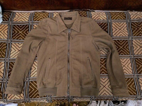Men Dna Homme Jacket Beige Leather 40 /L / 48