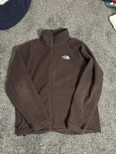 The North Face Men?s Brown Fleece Zip Up Jacket Size Meduim