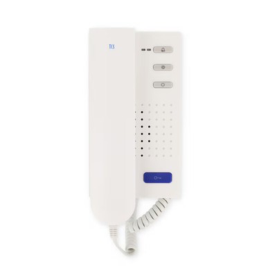 TCS ISH3030-0140 Audio-Innenstation mit Freisprecher, 1 Klingeltaste, Türöffnera