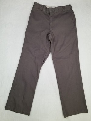 Dickies Mens 874 Original Fit Work Pants Size 32x32 Gray Utility Workwear Casual