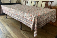 New The Company Store Autumn Garden Floral Table Cloth 70'' x 120''