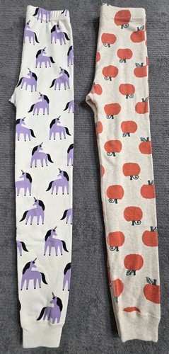 Hanna Andersson Girls Pajama Bottoms Unicorn Purple Pumpkin Fall Sz 8 Kids Pj's - 第 4/5 張圖片