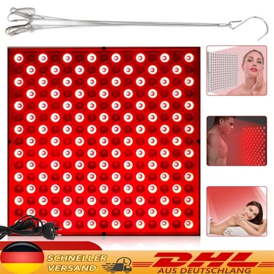 MARKENLOS 660+850nm Rotlicht Panel Infrarotlampe Rotlichtlampe Hängendem Therapie lampe DE