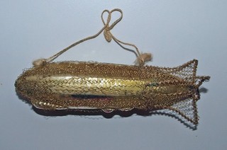 Zeppelin umsponnen Anfang 1930er Jahre selten ORIGINAL AUS DER ZEIT