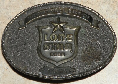 90's ヴィンテージ Lone Star Beer TEXAS ベルトバックル