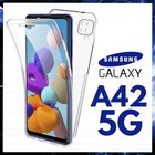 For SAMSUNG GALAXY A42 5G 360 CLEAR CASE FRONT AND BACK TPU SILICONE PHONE COVER