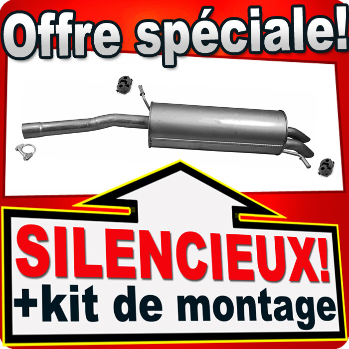 Silencieux arrière Citroën C5 3.0 contre bruit échappement