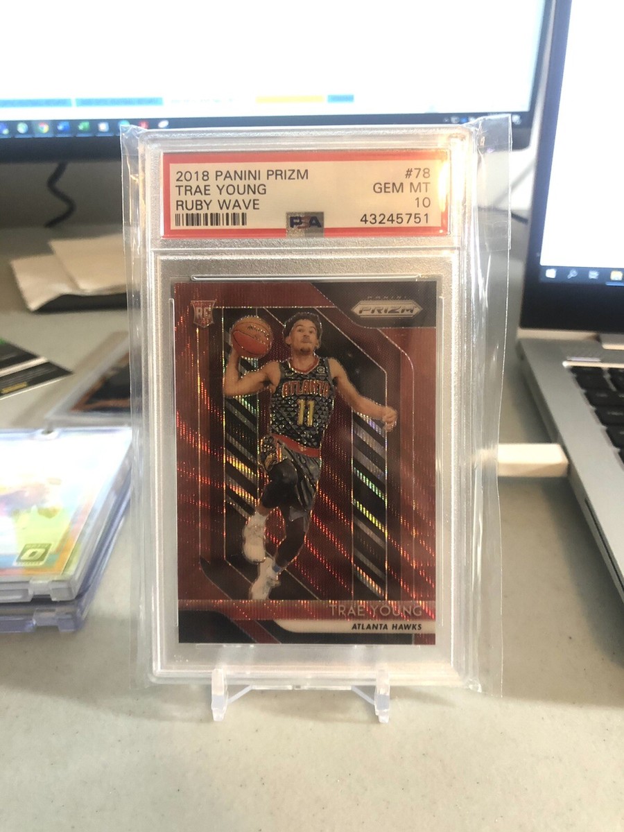 その他 PSA 10 Trae Young Prizm RC Ruby Wave Trae Young RC Rookie PSA10 Panini Prizm Ruby Wave #78