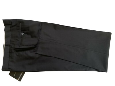 Klassische Herren Hose DONALD ROSS, schwarz unifarben DROP 6, 70% Rabatt.