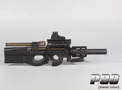Modelos de armas de ametralladora de rifle 1/6 para figura de 12" soldado Phicen Hot Toys - Imagen 5 de 11